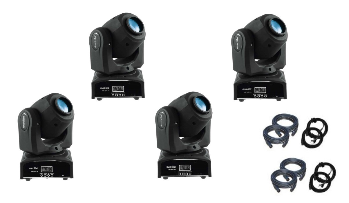 Quick-Guide Moving Head 4 stk. Spot